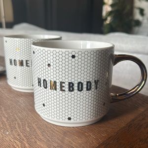 Homebody like new mugs - two of them